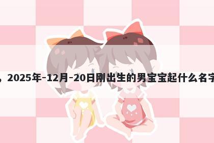 我姓车，2025年-12月-20日刚出生的男宝宝起什么名字比较好