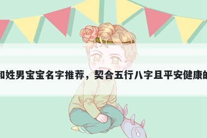 和姓男宝宝名字推荐，契合五行八字且平安健康的