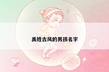 禹姓古风的男孩名字