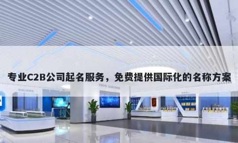 专业C2B公司起名服务，免费提供国际化的名称方案