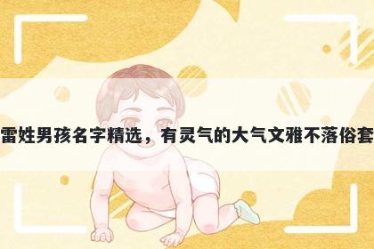 雷姓男孩名字精选，有灵气的大气文雅不落俗套