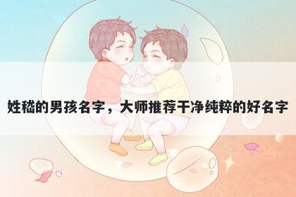 姓嵇的男孩名字，大师推荐干净纯粹的好名字