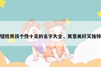 钮姓男孩个性十足的名字大全，寓意美好又独特