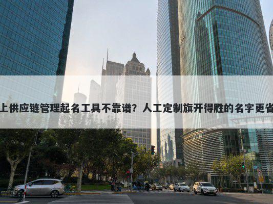 网上供应链管理起名工具不靠谱？人工定制旗开得胜的名字更省心