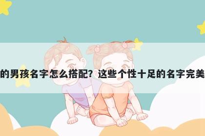 姓苏的男孩名字怎么搭配？这些个性十足的名字完美契合