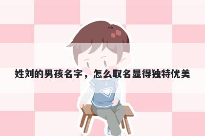 姓刘的男孩名字，怎么取名显得独特优美