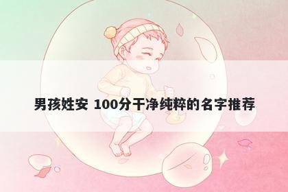 男孩姓安 100分干净纯粹的名字推荐