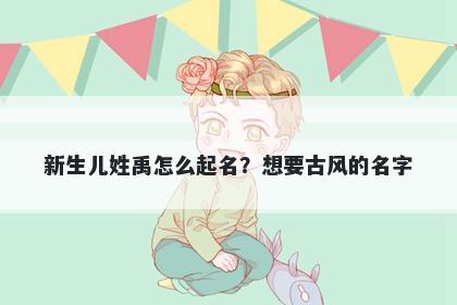 新生儿姓禹怎么起名？想要古风的名字