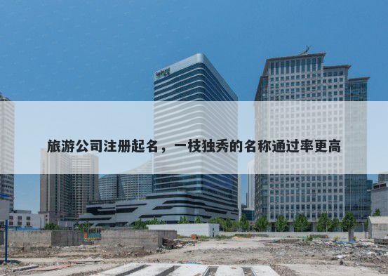 旅游公司注册起名，一枝独秀的名称通过率更高