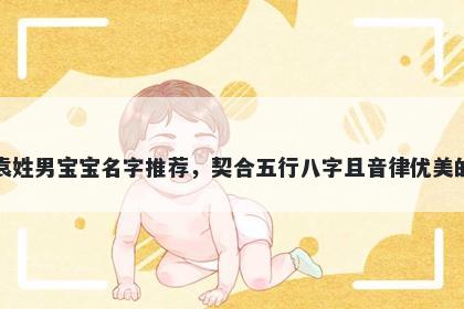 袁姓男宝宝名字推荐，契合五行八字且音律优美的