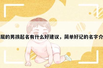 姓屈的男孩起名有什么好建议，简单好记的名字介绍