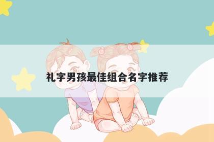 礼字男孩最佳组合名字推荐