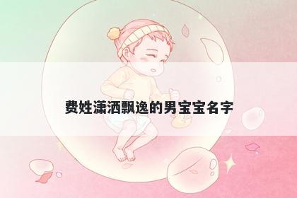 费姓潇洒飘逸的男宝宝名字
