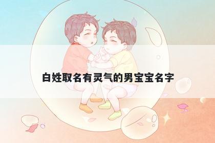 白姓取名有灵气的男宝宝名字