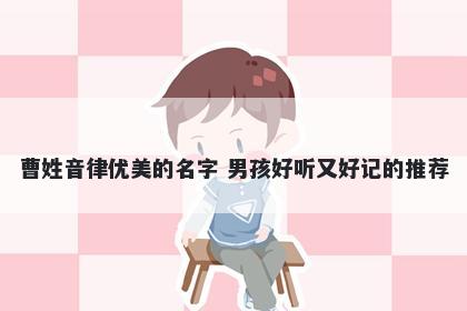 曹姓音律优美的名字 男孩好听又好记的推荐