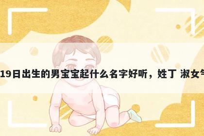 2026年-03月-19日出生的男宝宝起什么名字好听，姓丁 淑女气质的名字推荐