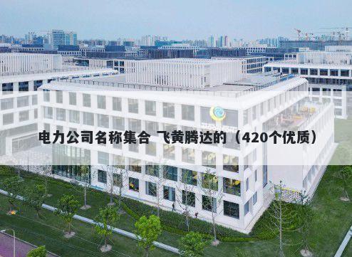 电力公司名称集合 飞黄腾达的（420个优质）