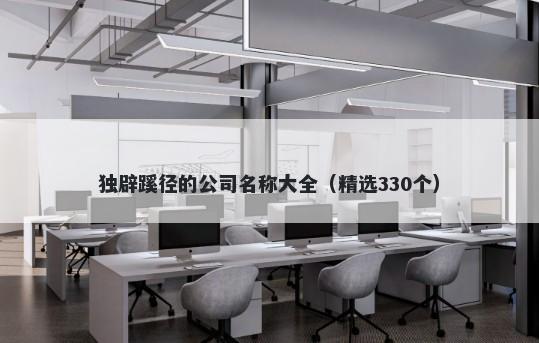 独辟蹊径的公司名称大全（精选330个）