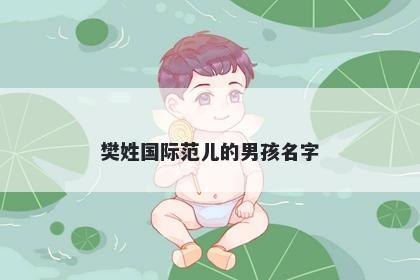 樊姓国际范儿的男孩名字