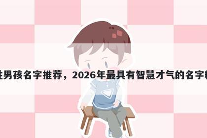 汪姓男孩名字推荐，2026年最具有智慧才气的名字精选