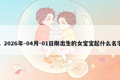我姓许,2026年-04月-01日刚出生的女宝宝起什么名字比较好