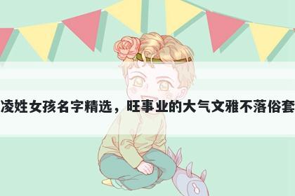 凌姓女孩名字精选，旺事业的大气文雅不落俗套