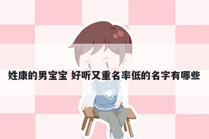 姓康的男宝宝 好听又重名率低的名字有哪些