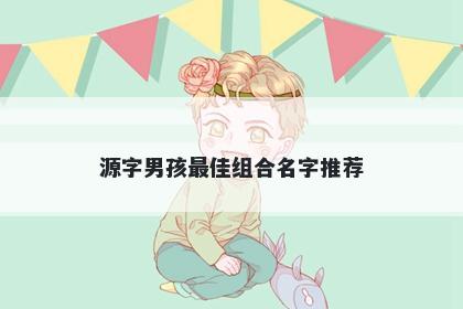 源字男孩最佳组合名字推荐