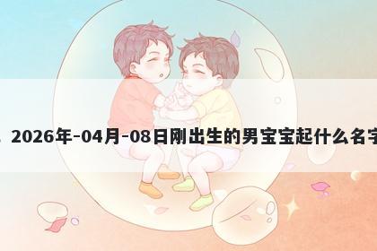 我姓钮，2026年-04月-08日刚出生的男宝宝起什么名字比较好