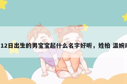 2026年-04月-12日出生的男宝宝起什么名字好听，姓柏 温婉动人的名字推荐