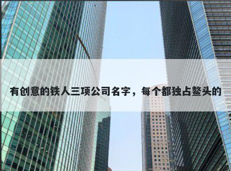 有创意的铁人三项公司名字，每个都独占鳌头的