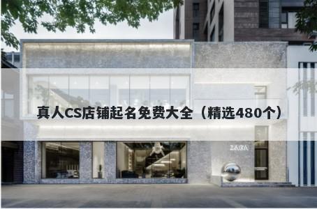 真人CS店铺起名免费大全（精选480个）