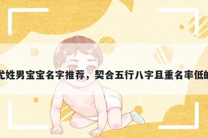 尤姓男宝宝名字推荐，契合五行八字且重名率低的