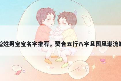 管姓男宝宝名字推荐，契合五行八字且国风潮流的