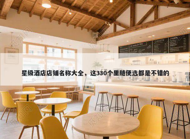 星级酒店店铺名称大全，这330个里随便选都是不错的