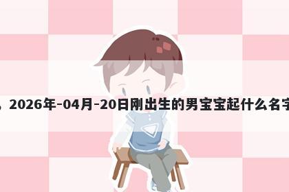 我姓宗，2026年-04月-20日刚出生的男宝宝起什么名字比较好