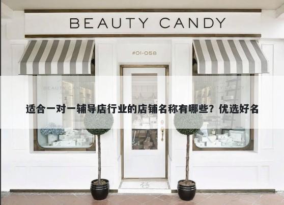 适合一对一辅导店行业的店铺名称有哪些？优选好名