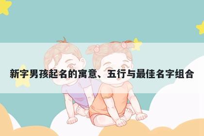 新字男孩起名的寓意、五行与最佳名字组合