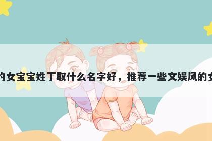刚出生的女宝宝姓丁取什么名字好，推荐一些文娱风的女孩名字