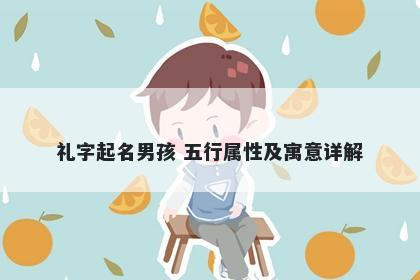 礼字起名男孩 五行属性及寓意详解