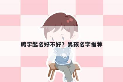 鸣字起名好不好？男孩名字推荐