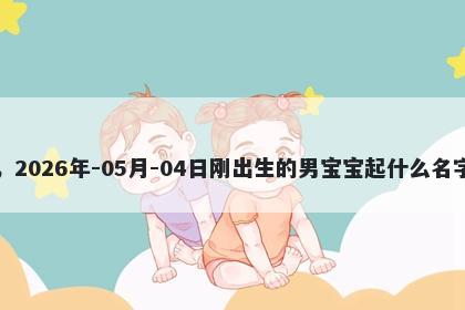 我姓尹，2026年-05月-04日刚出生的男宝宝起什么名字比较好