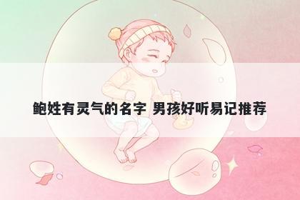 鲍姓有灵气的名字 男孩好听易记推荐