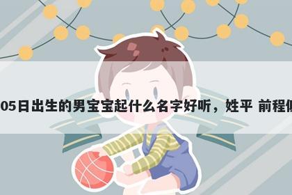 2026年-05月-05日出生的男宝宝起什么名字好听，姓平 前程似锦的名字推荐