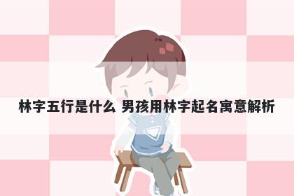 林字五行是什么 男孩用林字起名寓意解析