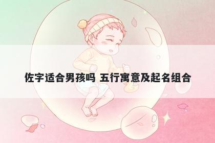 佐字适合男孩吗 五行寓意及起名组合