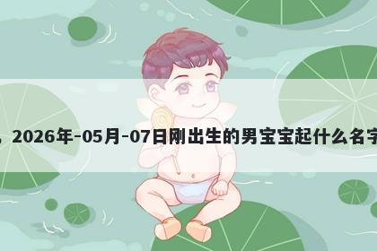 我姓嵇，2026年-05月-07日刚出生的男宝宝起什么名字比较好