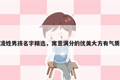 凌姓男孩名字精选，寓意满分的优美大方有气质