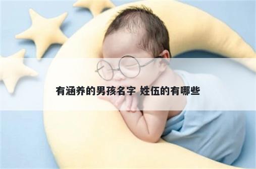 有涵养的男孩名字 姓伍的有哪些