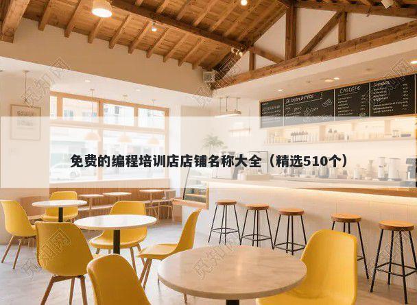 免费的编程培训店店铺名称大全（精选510个）
